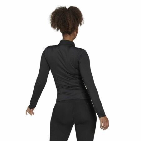 Maglia a maniche lunghe da donna Adidas Nero