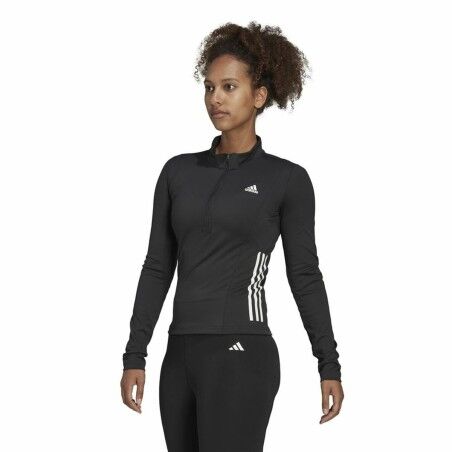 Maglia a maniche lunghe da donna Adidas Nero