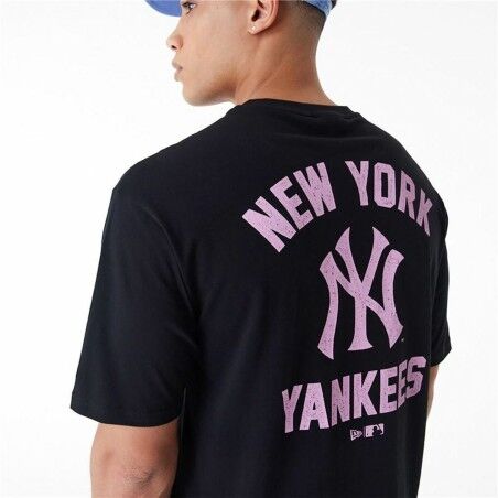 Maglia a Maniche Corte Uomo New Era  WORDMARK OS TEE NEYYAN 60435524  Nero (L)