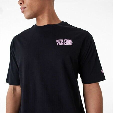 Maglia a Maniche Corte Uomo New Era  WORDMARK OS TEE NEYYAN 60435524  Nero (L)