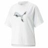 Maglia a Maniche Corte Donna Puma Modernoversi Bianco