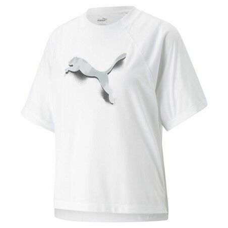 Maglia a Maniche Corte Donna Puma Modernoversi Bianco