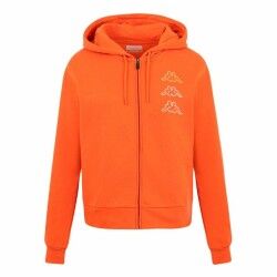 Felpa con Cappuccio Unisex Kappa Kaimi Arancione scuro