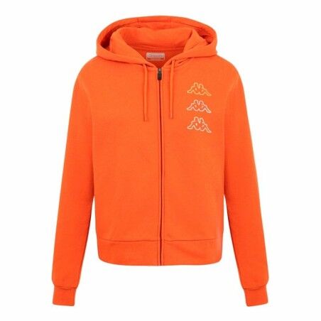 Felpa con Cappuccio Unisex Kappa Kaimi Arancione scuro