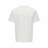 Maglia a Maniche Corte Uomo Only & Sons Onskolton Reg Beach Bianco