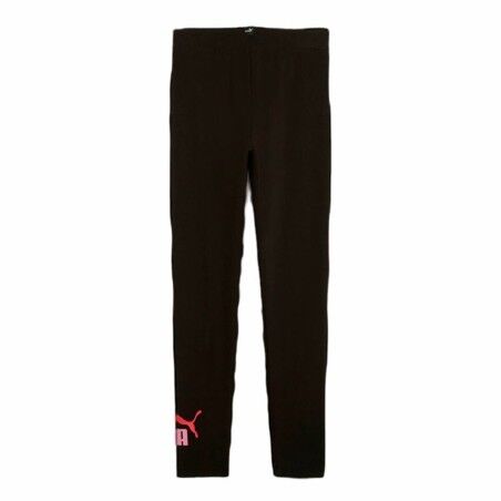Leggings Sportivi per Bambini Puma Essentials Logo G Nero