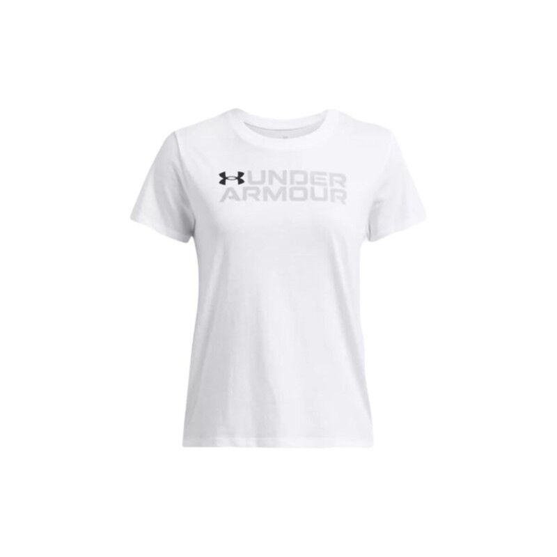 Maglia a Maniche Corte Donna Under Armour Bl Pack SS Bianco Maglia a Maniche Corte Donna Under Armour Bl Pack SS Bianco