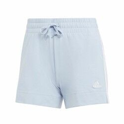 Pantaloncini Sportivi da Donna Adidas 3 Stripes Sj Azzurro Chiaro