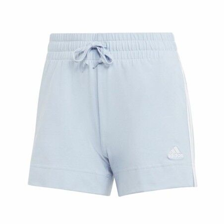 Pantaloncini Sportivi da Donna Adidas 3 Stripes Sj Azzurro Chiaro