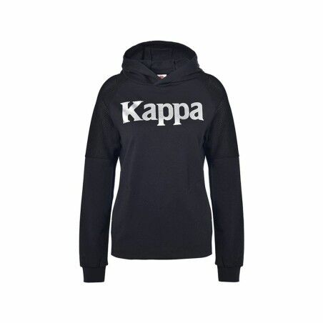 Felpa con Cappuccio Donna Kappa Yutsuko Nero