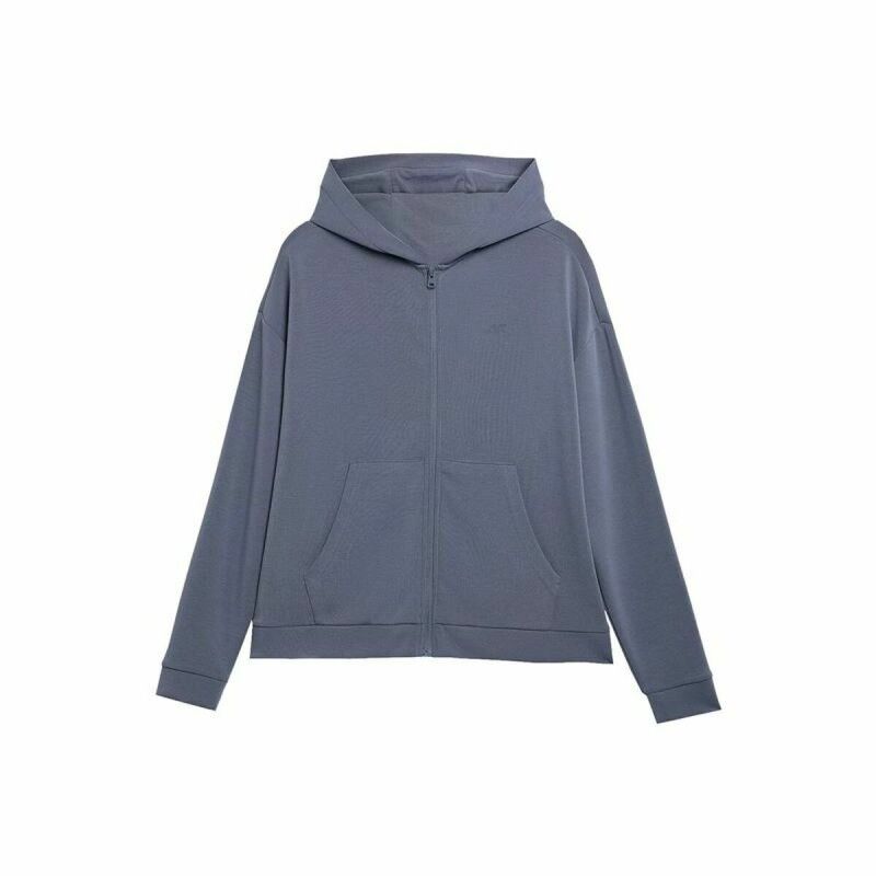 Felpa con Cappuccio Donna 4F BLD041 Azzurro Yoga Felpa con Cappuccio Donna 4F BLD041 Azzurro Yoga