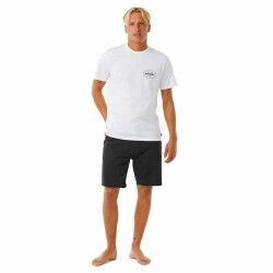Maglia a Maniche Corte Uomo Rip Curl Stapler  Bianco