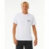 Maglia a Maniche Corte Uomo Rip Curl Stapler  Bianco