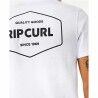 Maglia a Maniche Corte Uomo Rip Curl Stapler  Bianco