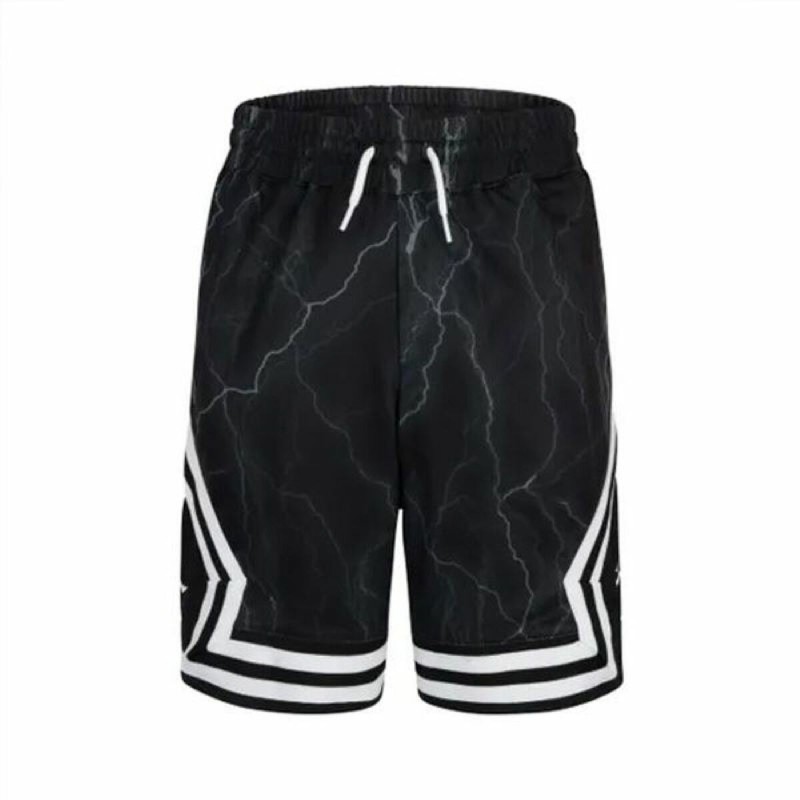 Pantaloncini Sportivi per Bambini Jordan JDN MJ AOP DIAMOND SHORT 95C890 F66 Nero