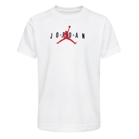 Maglia a Maniche Corte per Bambini Jordan JUMPMAN SUSTAINABLE GRAPHI 95B922 001 Bianco