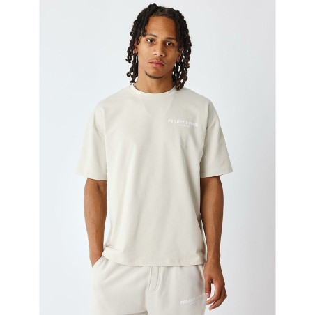 Maglia a Maniche Corte Uomo Project X Paris 2410124 Beige