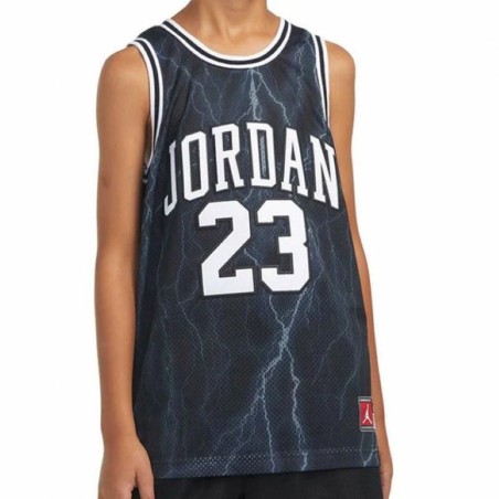 Canotta Bambini Jordan JORDAN 23 AOP JERSEY 95C655 F66 Nero