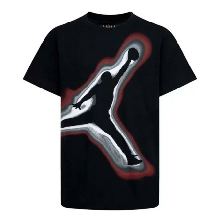 Maglia a Maniche Corte per Bambini Jordan JDB AIR HEATMAP JUMPMAN HBR SS 95D238 023 Nero