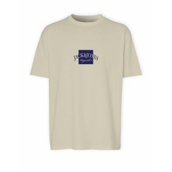 Maglia a Maniche Corte Uomo Jack & Jones JORBOSTON TEE SS 12277888 Beige