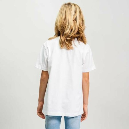 Maglia a Maniche Corte Bambino Stitch Bianco