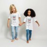 Maglia a Maniche Corte Bambino Stitch Bianco