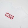 Maglia a Maniche Corte Uomo Marvel Bianco