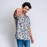 Maglia a Maniche Corte Uomo Marvel Grigio chiaro