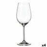 Set di calici da vino Bohemia Crystal Clara Bianco 350 ml 6 Pezzi (6 Unità) (4 Unità)