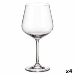 Set di calici da vino Bohemia Crystal Sira 600 ml 6 Pezzi (6 Unità) (4 Unità)
