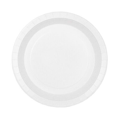 Set di piatti Algon Monouso Cartone Bianco 20 Pezzi 17 cm (18 Unità)
