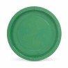 Set di piatti Algon Monouso Cartone Verde 10 Pezzi 20 x 20 x 1,5 cm (36 Unità)