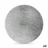 Base per torta Algon Argentato 40 x 40 x 1,5 cm Rotondo (12 Unità)