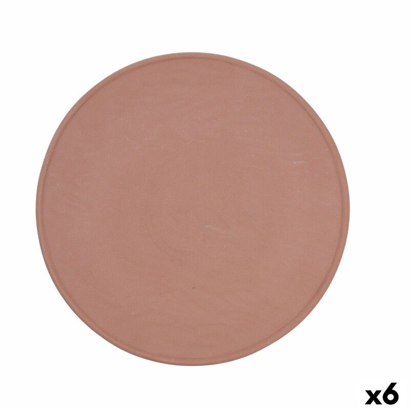 Sotto Piatto Quid Mineral Terracotta Ceramica 33 cm (6 Unità) Sotto Piatto Quid Mineral Terracotta Ceramica 33 cm (6 Unità)