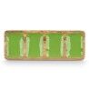 Vassoio con Scompartimenti MALI-941 G Verde 46 x 3 x 17 cm (6 Unità)