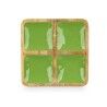 Vassoio con Scompartimenti MALI-991 G Verde 31 x 3 x 3 cm (6 Unità)