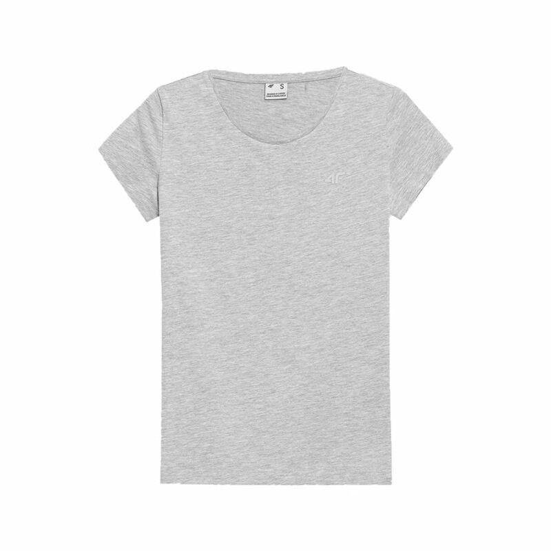 Maglia a Maniche Corte Donna 4F Grigio Maglia a Maniche Corte Donna 4F Grigio