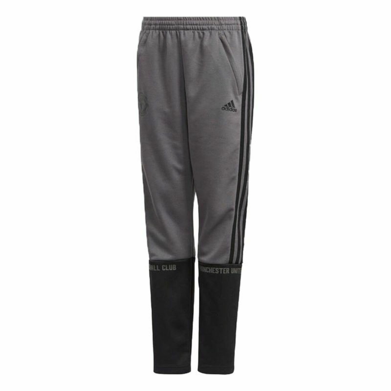 Pantalone Sportivo per Bambini Adidas Manchester United Grigio Pantalone Sportivo per Bambini Adidas Manchester United Grigio