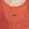Maglia a Maniche Corte Donna Reebok Burnout Arancio