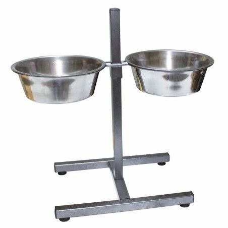 Ciotola per cani Trixie 24922 Doppia 2,8 L Ø 24 cm Acciaio inossidabile