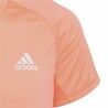 Maglia a Maniche Corte per Bambini Adidas Aeroready Three Stripes Salmone