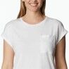 Maglia a Maniche Corte Donna Columbia Trek™  Bianco