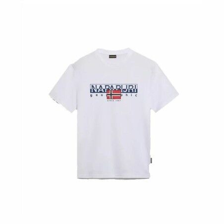 Maglia a Maniche Corte Uomo Napapijri S-Aylmer Bianco