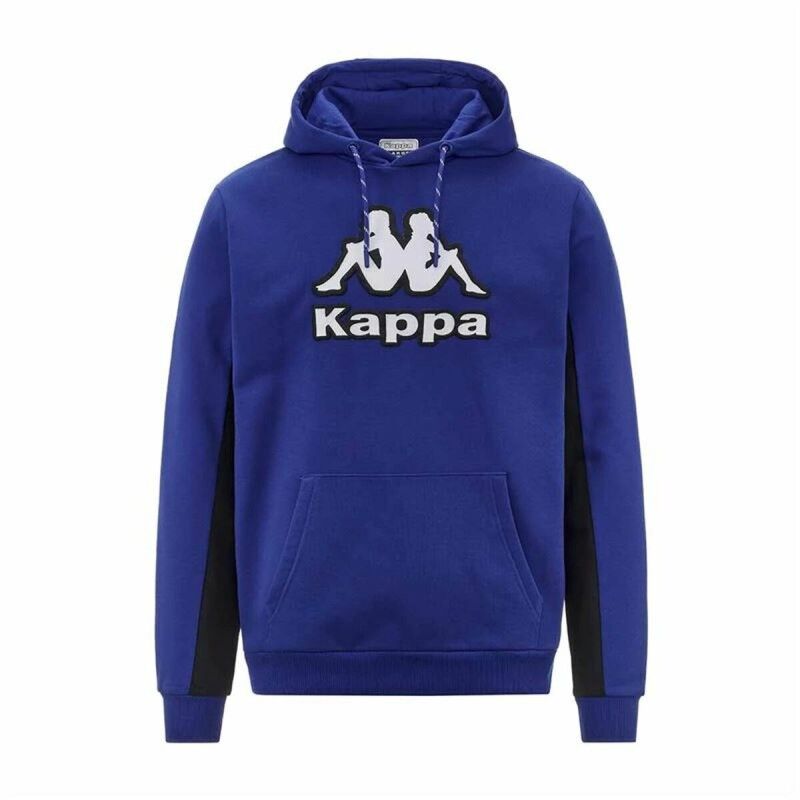 Felpa con Cappuccio Uomo Kappa Farti Azzurro Felpa con Cappuccio Uomo Kappa Farti Azzurro