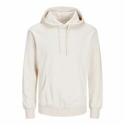 Felpa con Cappuccio Uomo Jack & Jones Jjhakkai Moonbeam