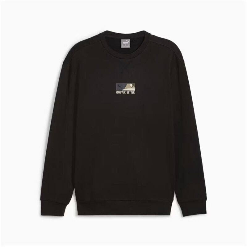 Felpa senza Cappuccio Uomo Puma Better Sportswear Crew Nero Felpa senza Cappuccio Uomo Puma Better Sportswear Crew Nero