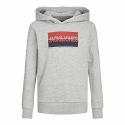 Felpa con Cappuccio Uomo Jack & Jones Jjnolan Grigio