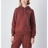 Felpa con Cappuccio Donna Champion Marrone