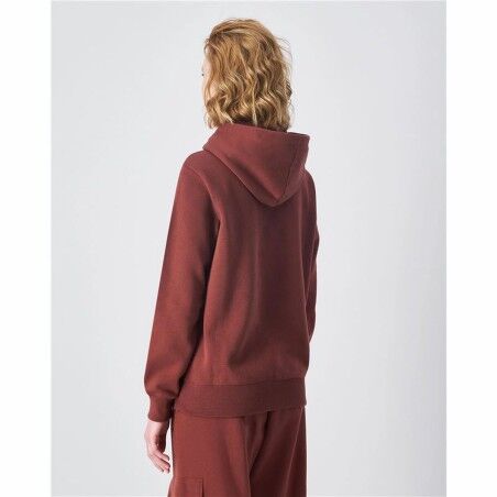 Felpa con Cappuccio Donna Champion Marrone