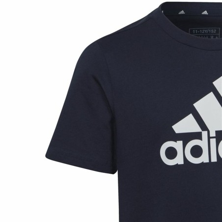 Maglia a Maniche Corte per Bambini Adidas Nero